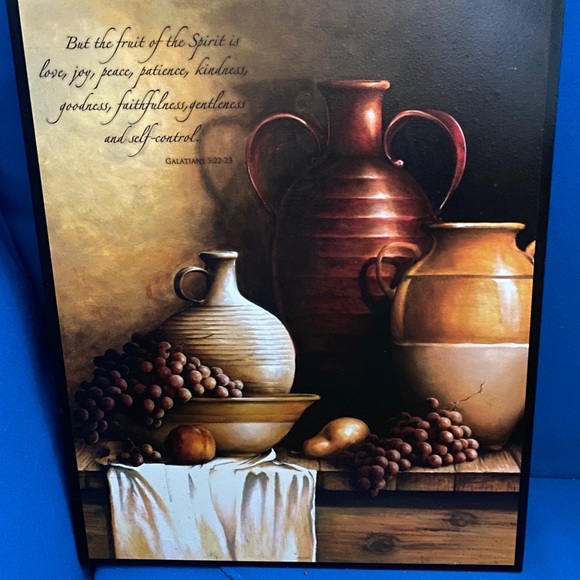 Home Decor inspirational plaque Galatians 5:22-23 - Picture 3 of 9